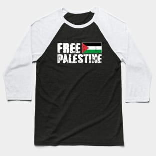 Free Palestine Baseball T-Shirt